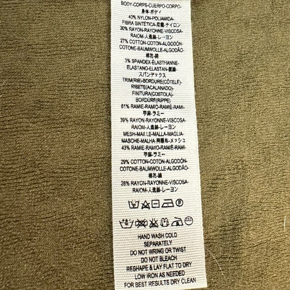 Y2K Free People Subversive Army Green Grunge Tunic Small Forest Fairy Fringe - Picture 11 of 14